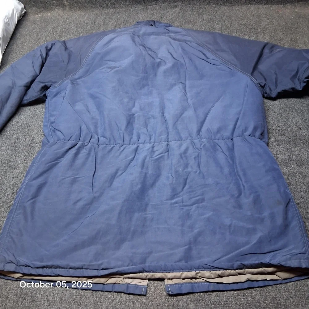 Vintage Columbia Technicloth Chore Jacket Size XXL‎ Blue Outdoor Winter Wear